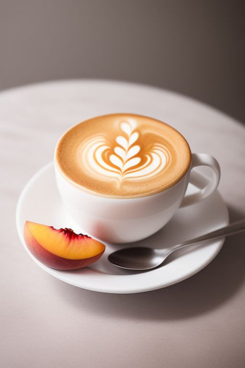 Peach Iced Coffee Recipe | Peach Syrup for Cold Coffee | Swa Artisanal Syrups