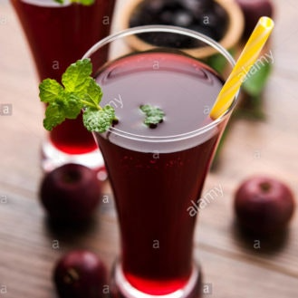 Kokum Twisted Cocktail: kokum cumin with couscous