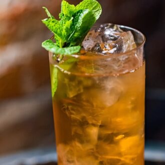 Hello Sunshine: a passionfruit and gin tonic cocktail