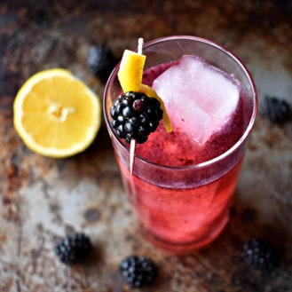 Jamun Hibiscus Mocktail Recipe