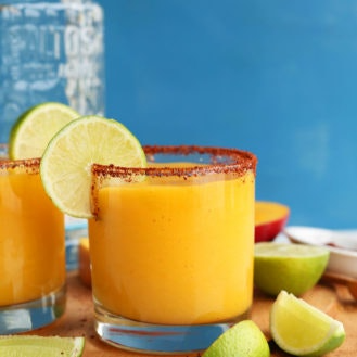 Chilli Mango Passion Cocktail: mango, chilli and a spiced rim