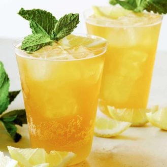 Lemon Ginger Naariyal Paani Shandy: beer, vodka and a coconut twist