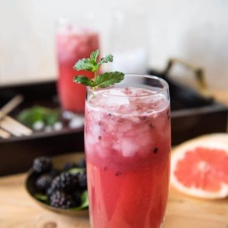 Summer Berry Paloma: a tequila and berry highball